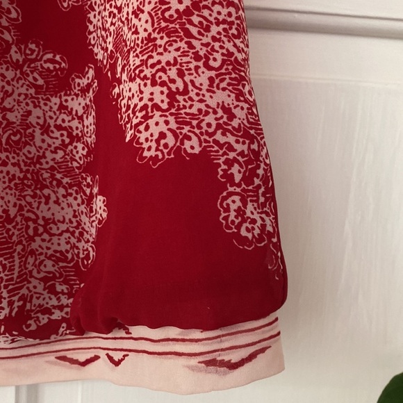 CAbi #162 Red Heart of Township Cami Floral Patterned Top XS - Picture 3 of 7
